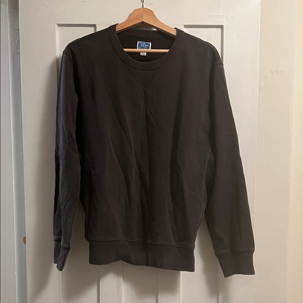 J. Crew Black French Terry Sweatshirt